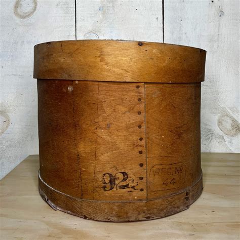 vintage cheese box with metal strap|Antique Round Cheese Boxes .